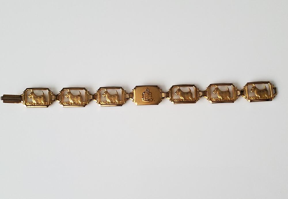 Vintage Terrier Gold Filled Bracelet